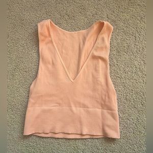 Coral Crop Top